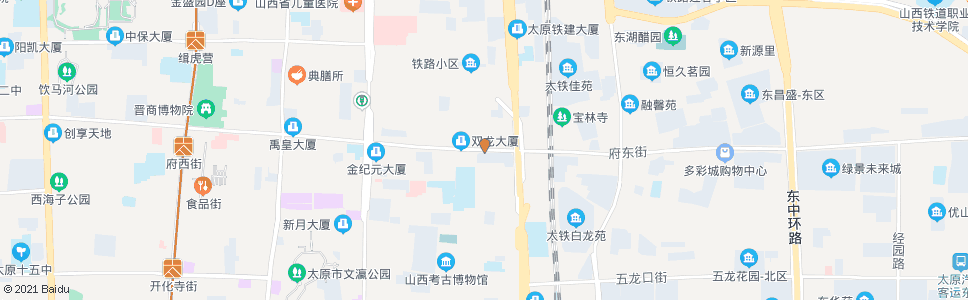 太原府东街建设北路口_公交站地图_太原公交_妙搜公交查询2025