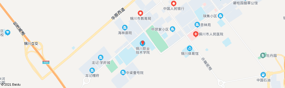 铜川职业技术学院_公交站地图_铜川公交_妙搜公交查询2024