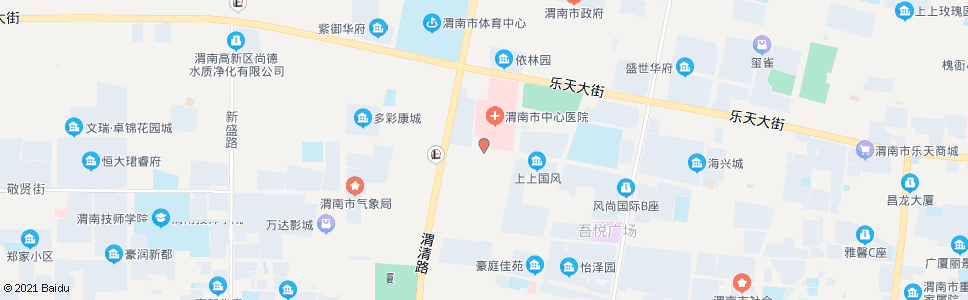 渭南市中心医院_公交站地图_渭南公交_妙搜公交查询2024