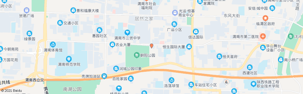 渭南金水路朝阳十字_公交站地图_渭南公交_妙搜公交查询2024