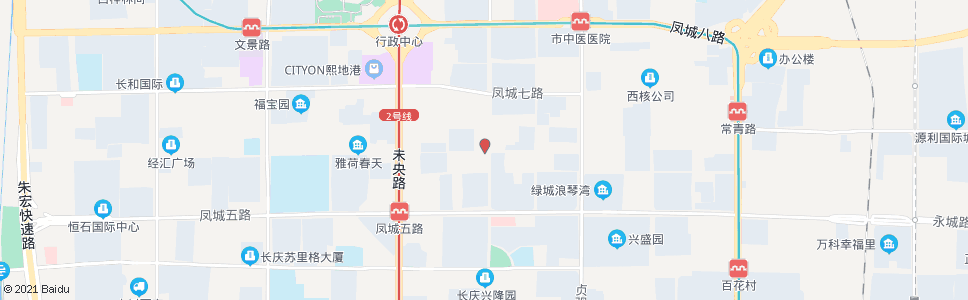 西安开元路凤城六路口_公交站地图_西安公交_妙搜公交查询2024