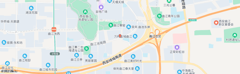 西安曲江池南路新开门南路口_公交站地图_西安公交_妙搜公交查询2024