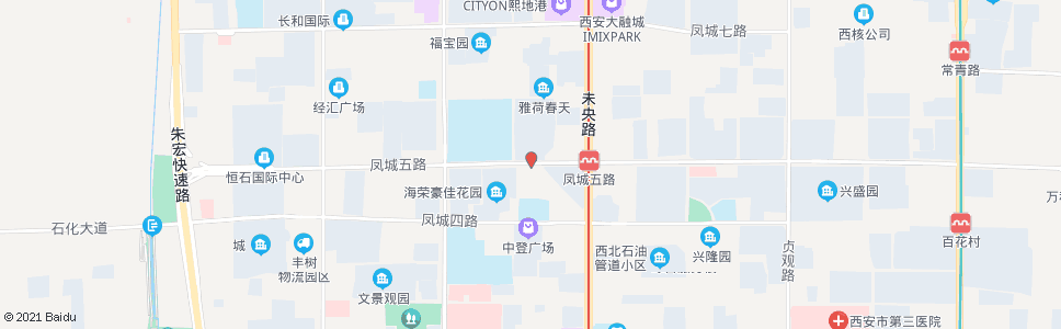 西安明珠花园_公交站地图_西安公交_妙搜公交查询2024