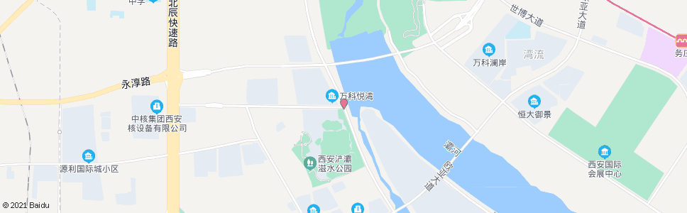 西安滋水公园_公交站地图_西安公交_妙搜公交查询2024