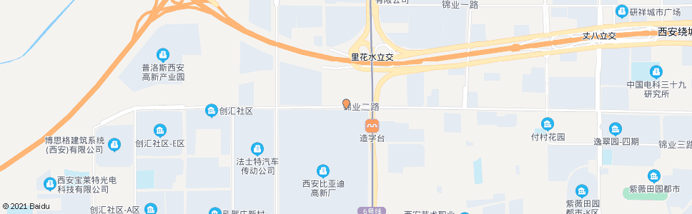 西安高新市政中心_公交站地图_西安公交_妙搜公交查询2024