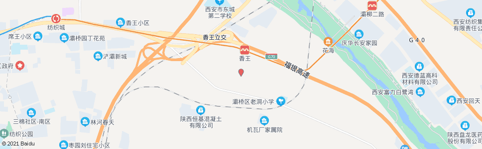 西安刘家村_公交站地图_西安公交_妙搜公交查询2024