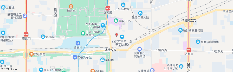 西安生产路_公交站地图_西安公交_妙搜公交查询2024