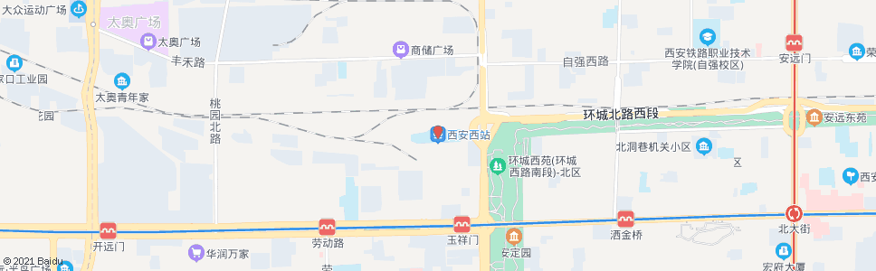 西安斗门西_公交站地图_西安公交_妙搜公交查询2024