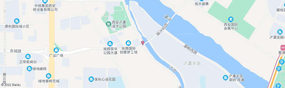 西安浐河西路欧亚大道口_公交站地图_西安公交_妙搜公交查询2025