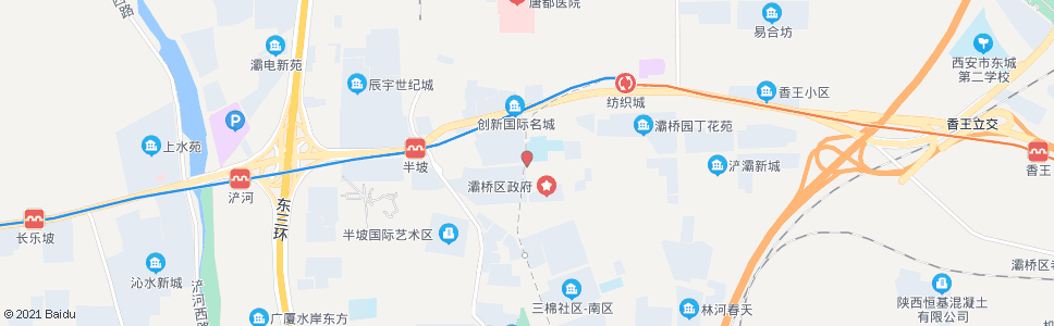 西安纺建路新医路口_公交站地图_西安公交_妙搜公交查询2024