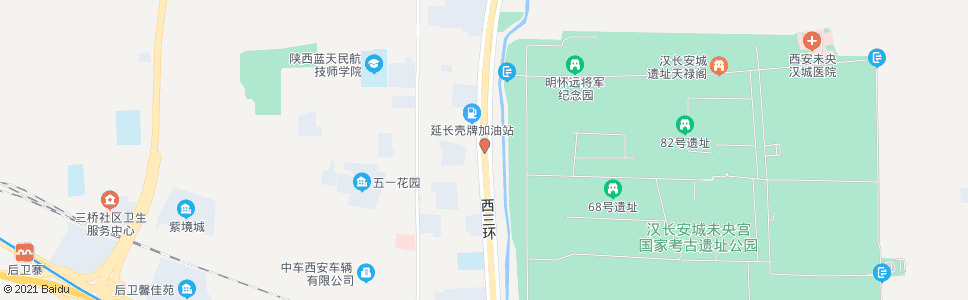 西安卢家口_公交站地图_西安公交_妙搜公交查询2024