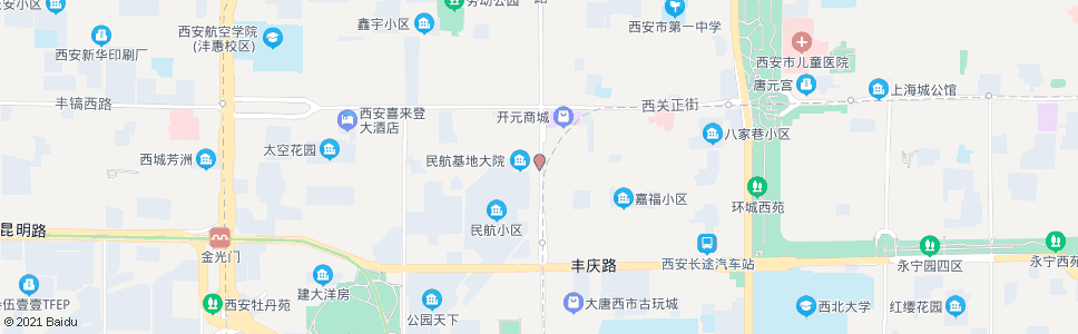 西安西稍门(空港商务酒店)_公交站地图_西安公交_妙搜公交查询2024