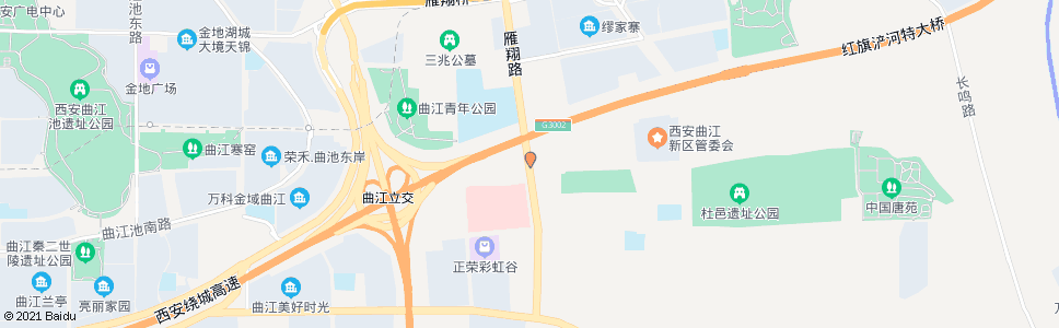 西安雁翔路杜陵邑南路口_公交站地图_西安公交_妙搜公交查询2024