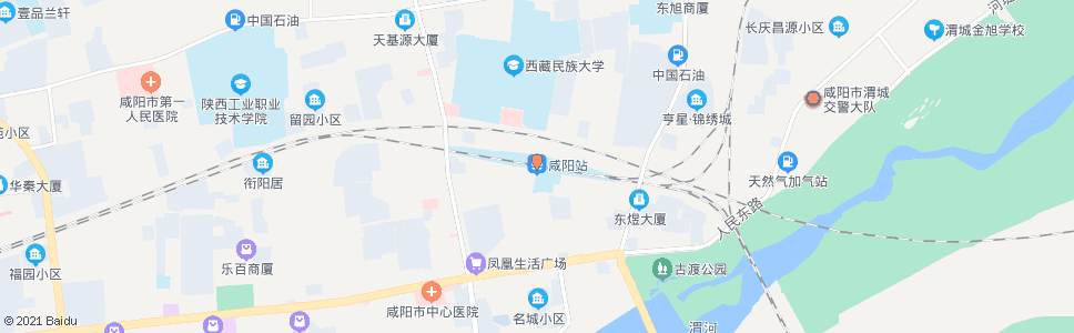 咸阳河南路_公交站地图_咸阳公交_妙搜公交查询2024