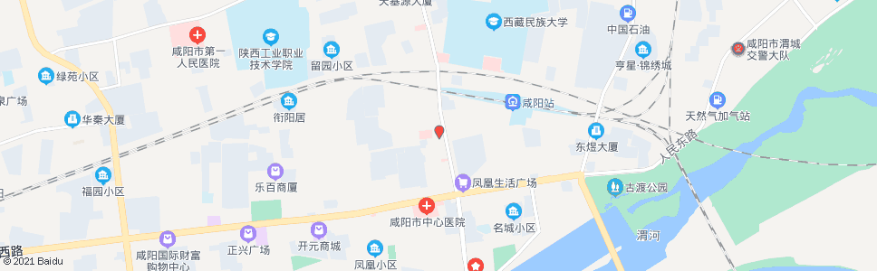 咸阳新兴路十字_公交站地图_咸阳公交_妙搜公交查询2024