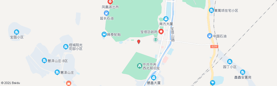 延安市场沟生产队_公交站地图_延安公交_妙搜公交查询2024