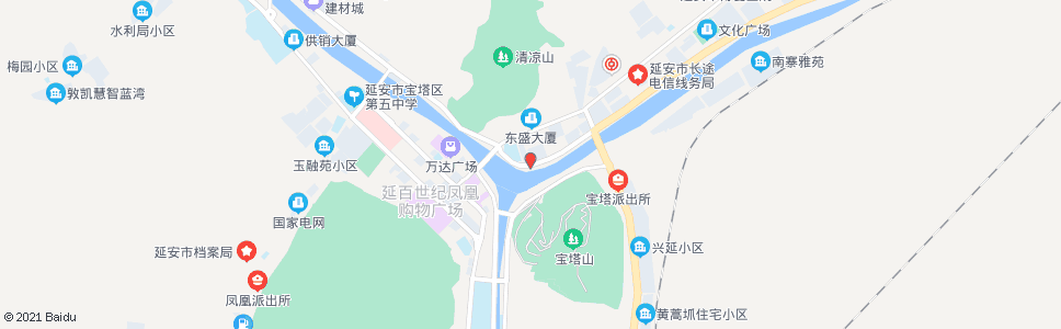 延安东关小学_公交站地图_延安公交_妙搜公交查询2024