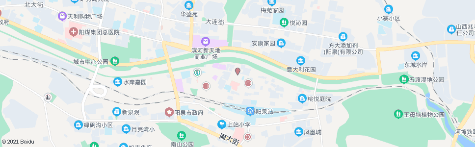 阳泉总工会(市交通运输局)_公交站地图_阳泉公交_妙搜公交查询2024