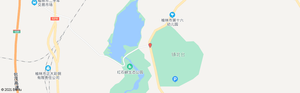 榆林红石峡水库_公交站地图_榆林公交_妙搜公交查询2024