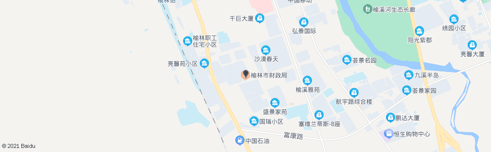 榆林市财政局_公交站地图_榆林公交_妙搜公交查询2024