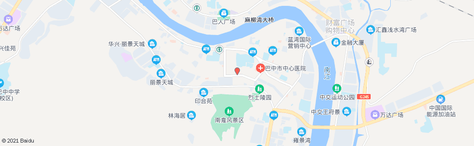 巴中南池市场_公交站地图_巴中公交_妙搜公交查询2024