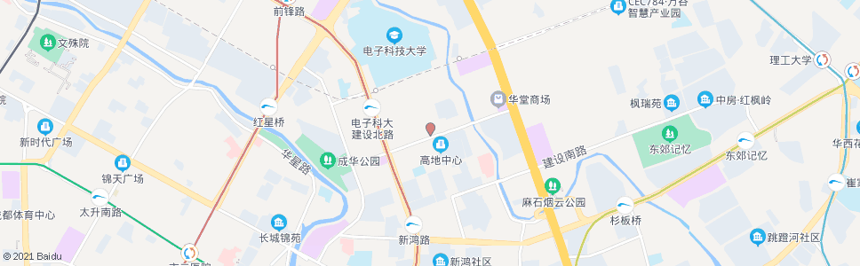 成都建设巷_公交站地图_成都公交_妙搜公交查询2024