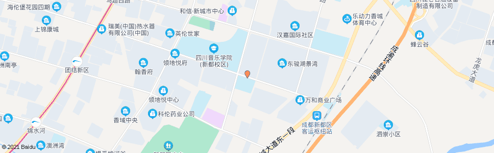 成都香城小学_公交站地图_成都公交_妙搜公交查询2024