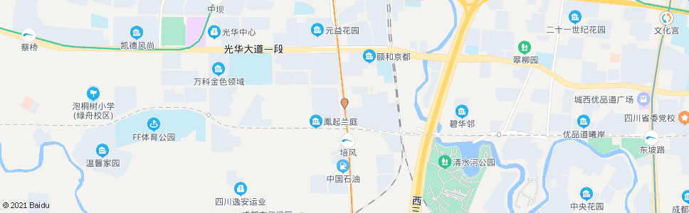 成都培风路口_公交站地图_成都公交_妙搜公交查询2024