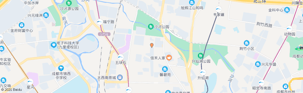 成都电信路北_公交站地图_成都公交_妙搜公交查询2024