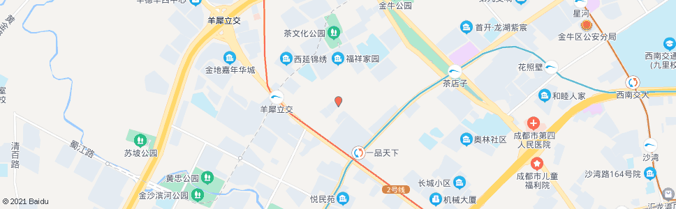 成都蜀兴西街口_公交站地图_成都公交_妙搜公交查询2025