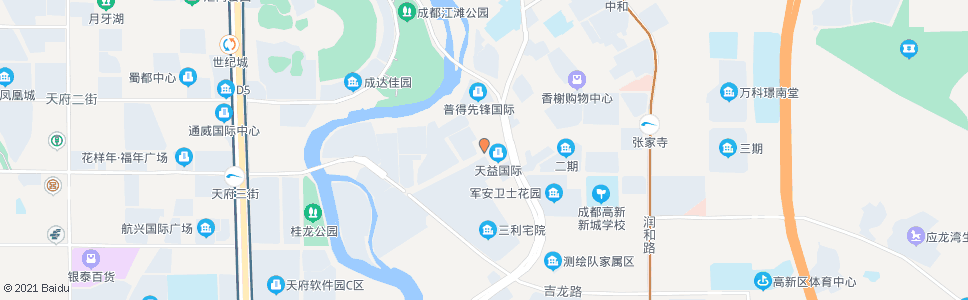成都中和新民市场_公交站地图_成都公交_妙搜公交查询2024