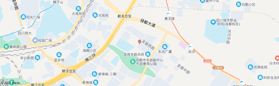成都枫树街北_公交站地图_成都公交_妙搜公交查询2024