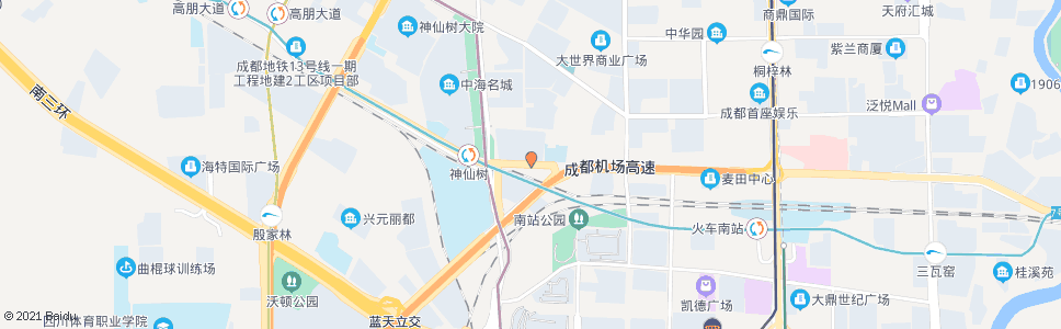 成都紫瑞大道神仙树路口_公交站地图_成都公交_妙搜公交查询2024