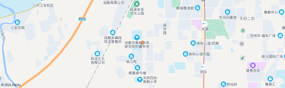 成都乐华路天府三街口_公交站地图_成都公交_妙搜公交查询2024