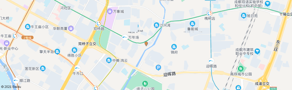 成都竟成路_公交站地图_成都公交_妙搜公交查询2024