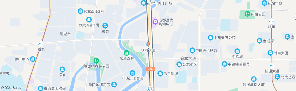 成都华府大道正公路口_公交站地图_成都公交_妙搜公交查询2024