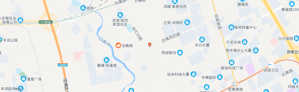 成都武青西四路_公交站地图_成都公交_妙搜公交查询2024