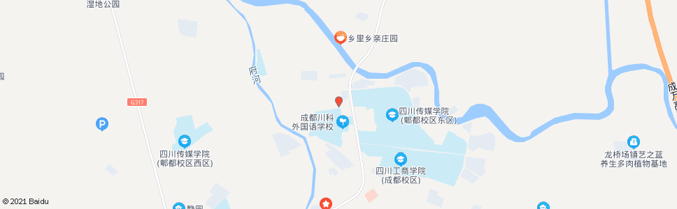 成都四川传媒学院_公交站地图_成都公交_妙搜公交查询2024