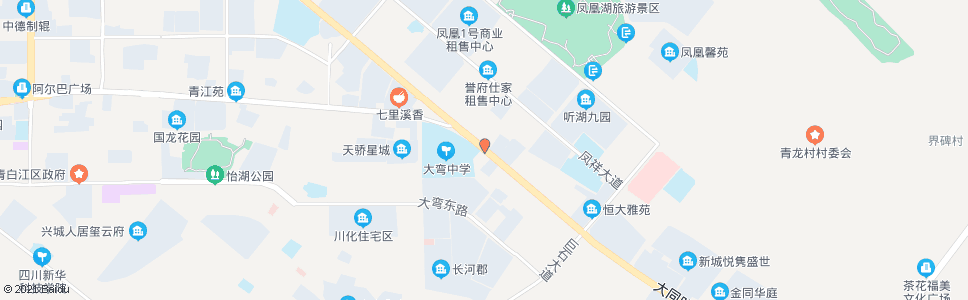 成都大弯中学北_公交站地图_成都公交_妙搜公交查询2025