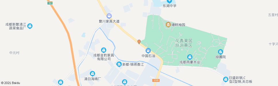 成都崇光寺_公交站地图_成都公交_妙搜公交查询2024