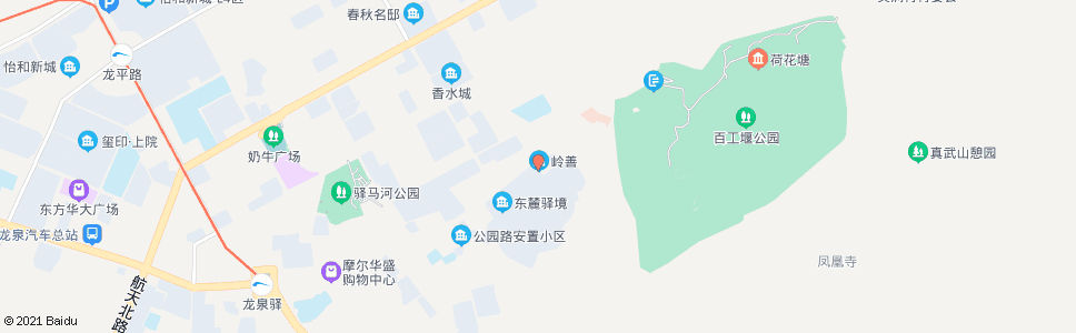 成都东麓驿境二号门(招呼站)_公交站地图_成都公交_妙搜公交查询2024