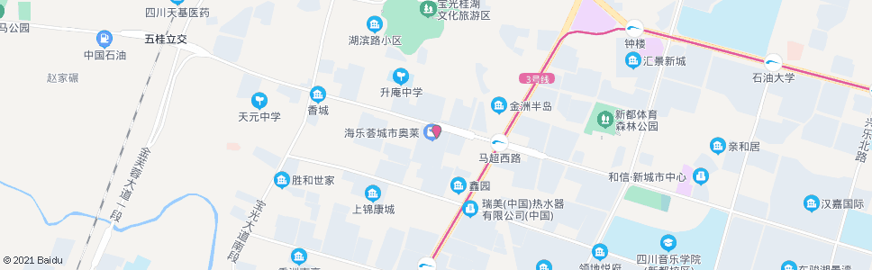 成都海伦城市广场_公交站地图_成都公交_妙搜公交查询2024