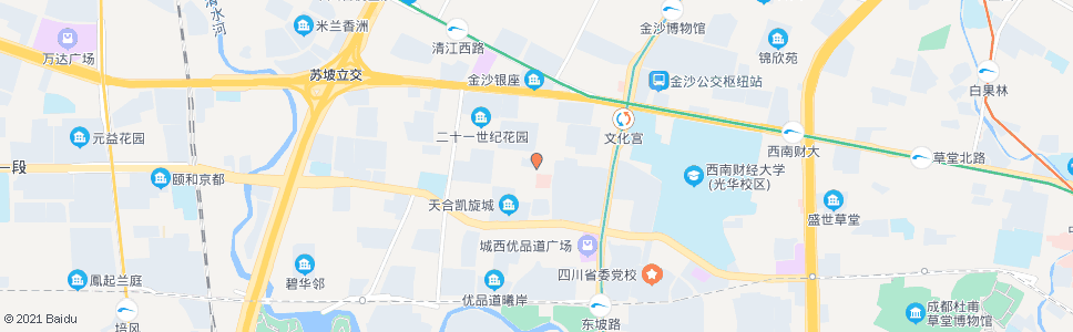 成都贝森南路北_公交站地图_成都公交_妙搜公交查询2024