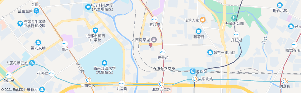 成都玉赛路中_公交站地图_成都公交_妙搜公交查询2024