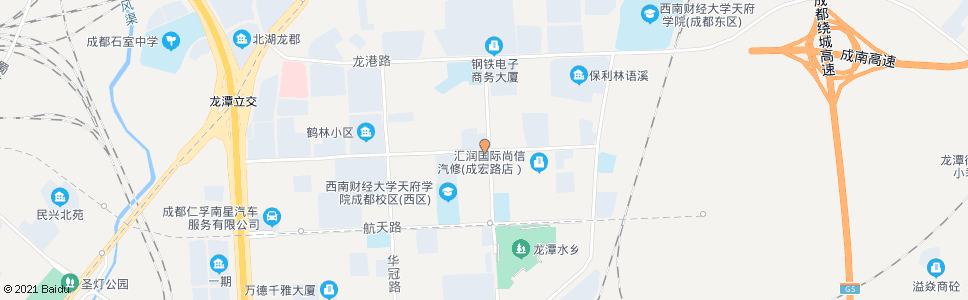 成都成宏路华翰路口_公交站地图_成都公交_妙搜公交查询2024