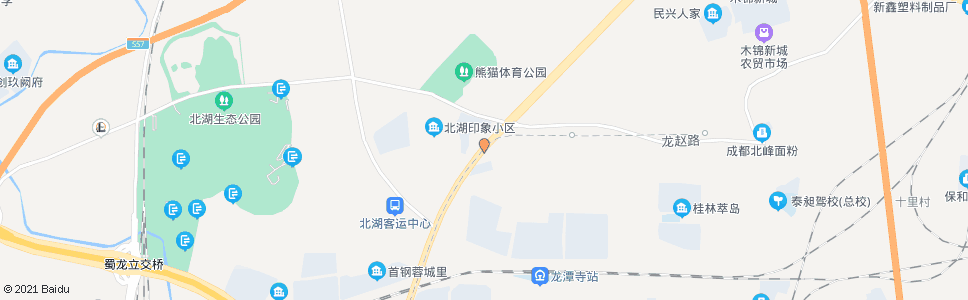 成都龙潭寺北路_公交站地图_成都公交_妙搜公交查询2024