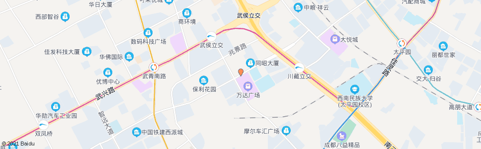 成都万兴路_公交站地图_成都公交_妙搜公交查询2024