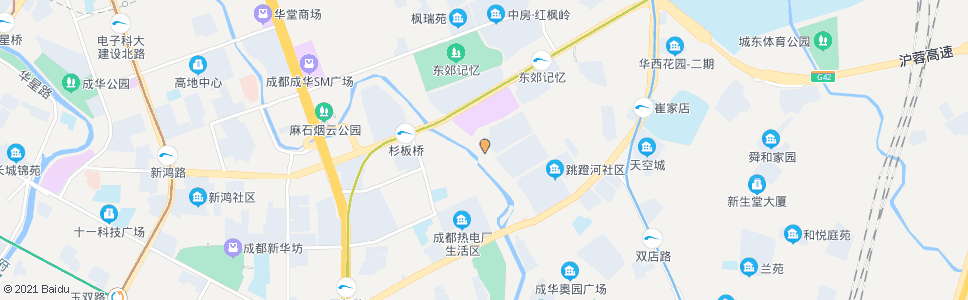 成都杉板桥南四路北_公交站地图_成都公交_妙搜公交查询2024