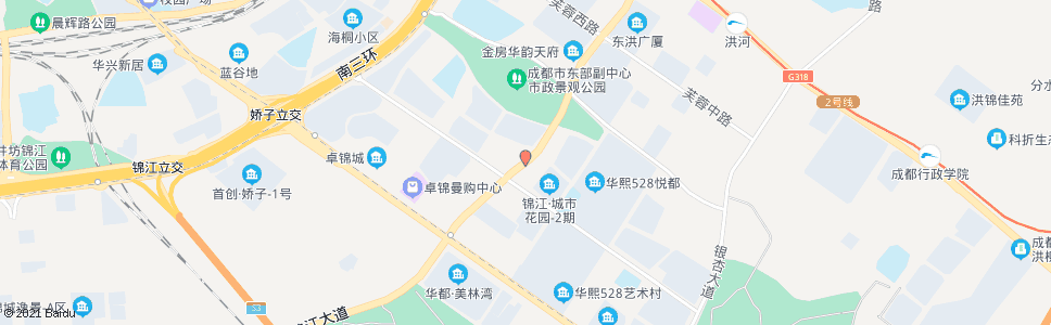 成都锦江大道牡丹街口_公交站地图_成都公交_妙搜公交查询2024