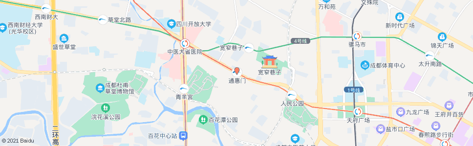 成都通惠门站_公交站地图_成都公交_妙搜公交查询2024